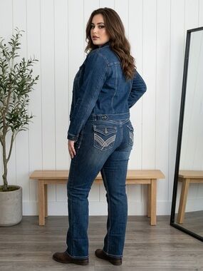 Earl Jeans Embellished Women's Wide-Leg Jeans Size 14 Great condition